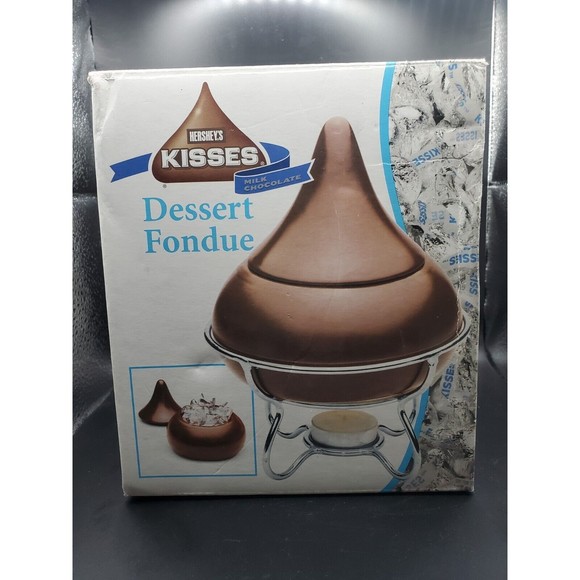 Kitchen Hersheys Kisses Red Candy Chocolate Dessert Fondue Set